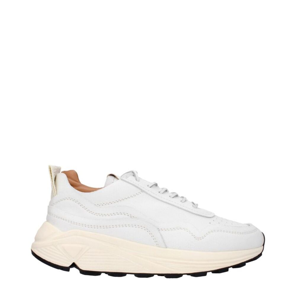 Buttero Blue Leather Chunky Men's Sneakers